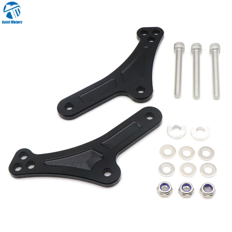 kumi 2Pcs Motorcycle Lowering Kit, 25MM Aluminum Alloy Rear Lowering Links Drop Suspension Kit Compatible For ZX25R ZX4R 2023+ Motorbike Accessories