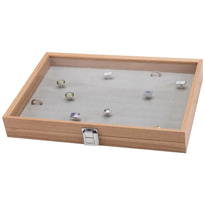 [ Starzdeals ] Ring Wooden Jewelry Storage Box (Individual Slot)