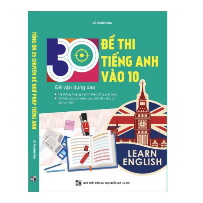 Sách - 30 đề thi tiếng anh vào 10