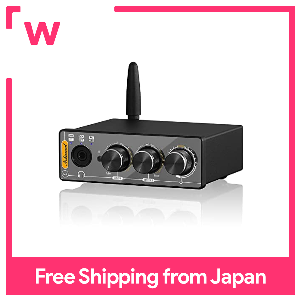 Nobsound Q4 192K Mini Bluetooth 5.0 ステレオ レシーバー USB DAC プレーヤーCOAX/OPT 安くっ D/