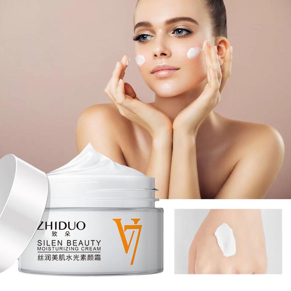 V7 Light Up Cream 40g Concealer Natural SlAcker Cream Beauty Moisturizing Nude Isolation Cream H6N5