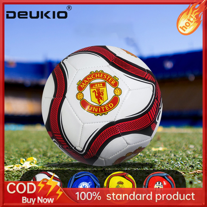 DEUKIO Adult No. 5, No. 4 No. 3 primary and secondary school students competition training special grade PU machine seam wear-resistant spot PVC football ราคา 150 บาท*ส่งฟรี