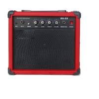 LIVELYN Nhựa Loa guitar điện Công suất 20W Đầu vào nhạc cụ MP3 Amply guitar bass Di động Cân bằng âm thanh 2 băng tần Amply kết hợp cho guitar Guitar Acoustic