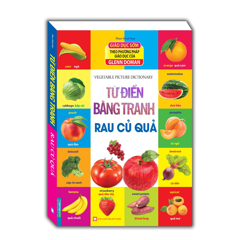 Sách - Từ điển bằng tranh _ Rau củ quả (bìa cứng)