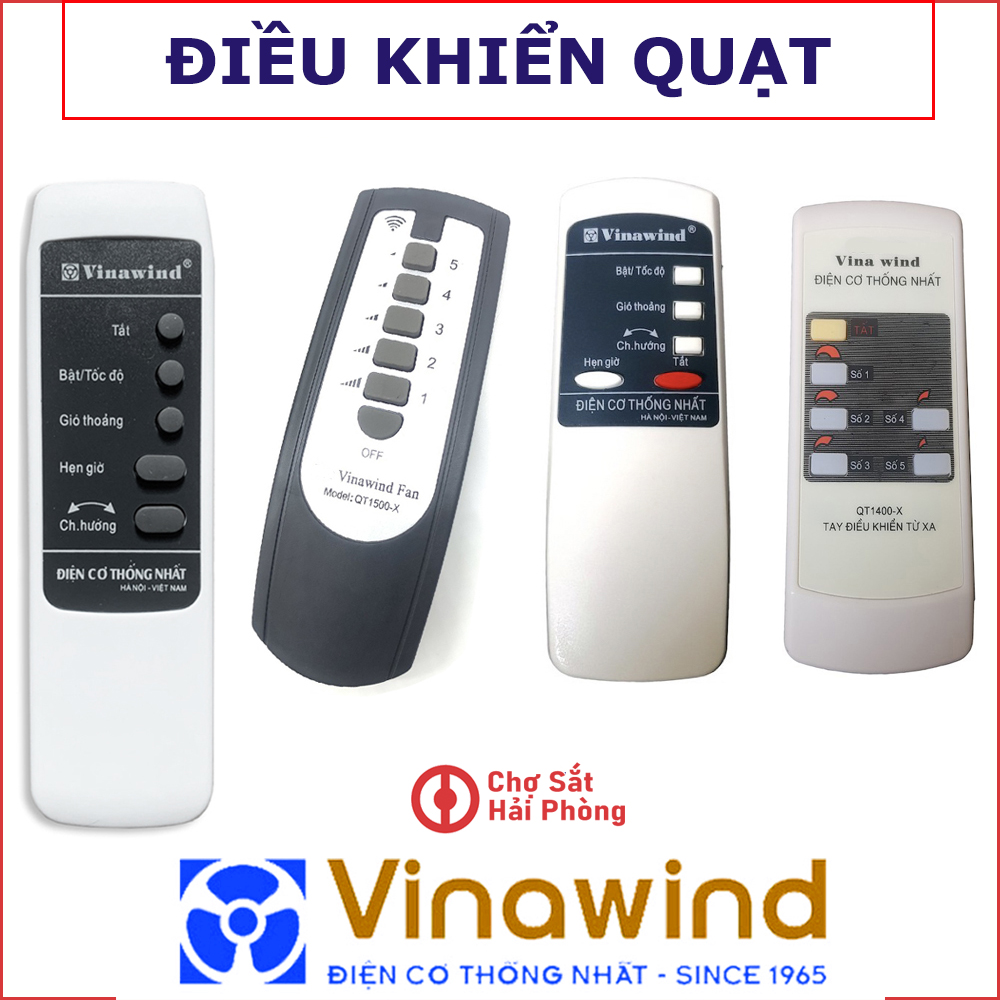 Remote điều khiển quạt Vinawind sử dụng quạt cây Vinawind quạt trần vinawind quạt treo tường Vinawind