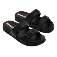 Sandal Slip On Wanita Ipanema Leme Slide Fem Black/Beige