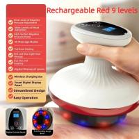 DAWEIF Universal Electric Massage Meridian Brush Body Dredging Guasha Scraping Abdominal and Back Massager Multi-Purpose Vacuum Suction Cup Cupping Scraping Instrument for Home