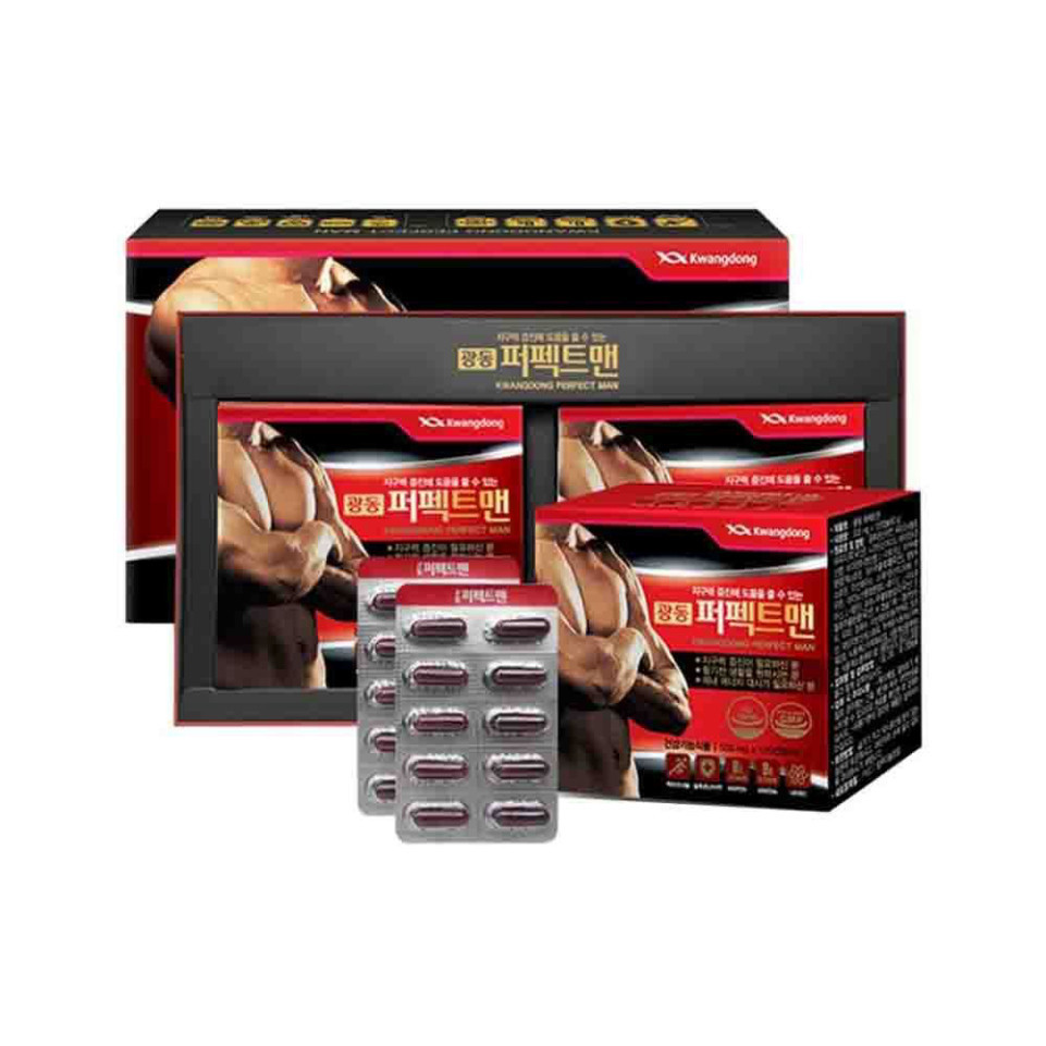 Viên uống Thực Phẩm Tăng Cường Chức Năng Nam Giới Kwangdong Perfect Man 120 viên - Hà Nội