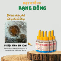 Diệt Kiến Sinh Học 10ml (Combo 5) - Diệt kiến gián tận gốc an toàn cho thú cưng hiểu quả tức thì - Hạt giống Rạng Đông