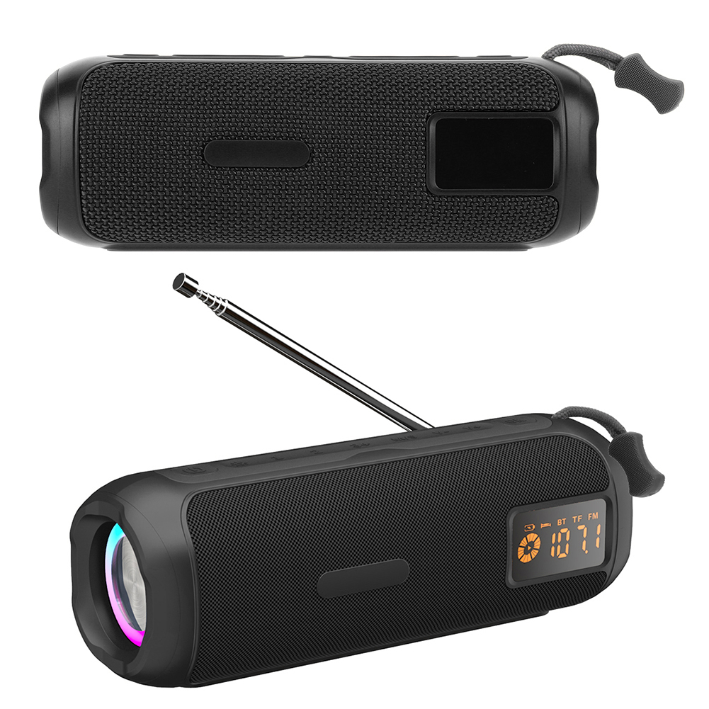 Wireless BT Speaker Portable Radio Support TF Card AM FM Radio Rechargeable Radio for Home Outdoor
