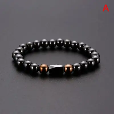 Mix Style Magnetic Bracelet Beads Hematite Stone Health Care Charm Jewelry Gift