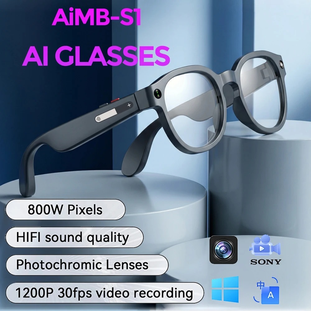 ***30% Off - Lots of Freebies - 100% Genuine***New Ai Smart Glasses with 8Mp Camera for Translation, Voice Recording, and Listening to Music. ราคา 1,777 บาท*ส่งฟรี