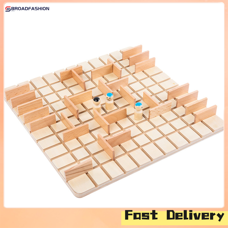 Broadfashion Kids Step By Step Battle Chess Wooden Chess Toys Logical Thinking Parent-Child Interactive Board Games For Kids Gifts ราคา 319 บาท*ส่งฟรี