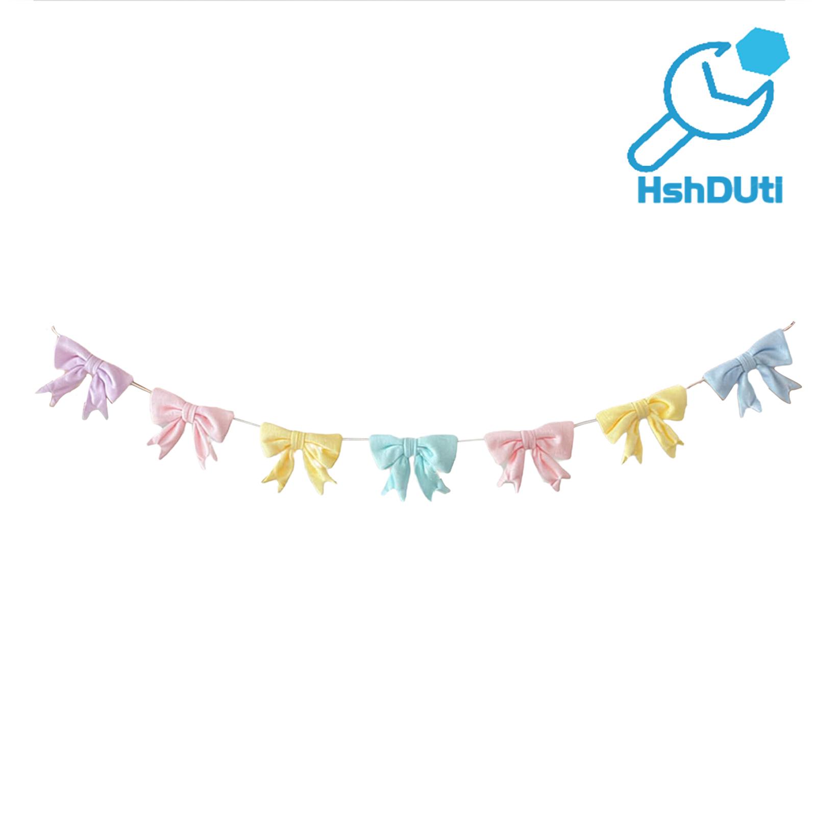 Fosdpa1 Party Decoration Garland Easter Pastel Velvet Bow Garland Decoration for Table Door Mantel Window – Spring Party Supplies Banner for Easter Festival and Home Decor ราคา  614 บาท*ส่งฟรี