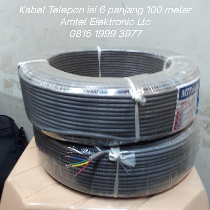 KABEL TELEPON ISI 6 PANJANG 100 METER Giá 671,000 Đồng*Miễn phí vận chuyển