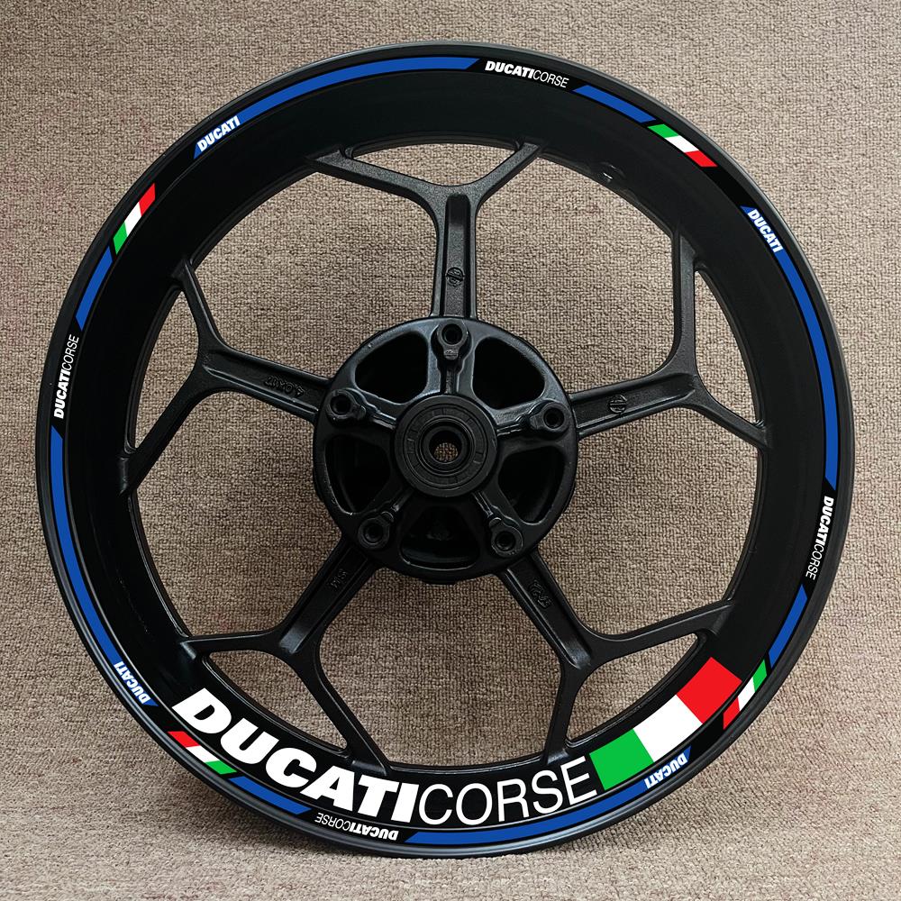 DUCATI corse 17 hotdeal♠Áp dụng cho miếng dán trục bánh xe Dukadi, miếng dán vòng tròn trong cải tiến, chống nước V2/V4/Đại Ma Vương/821/959/939