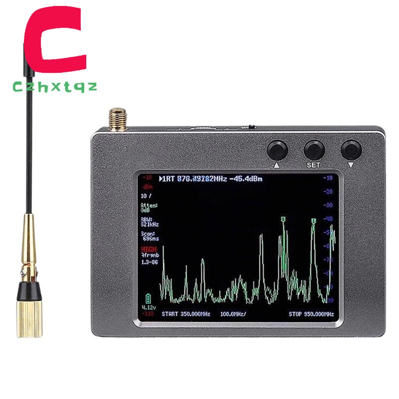 ไมโครโฟนบันทึกเสียง Microphone Czhxtqz KN800Puls ไร้สายเครื่องวิเคราะห์สัญญาณ 350MHz-950MHz 3.2 "หน้าจอสัมผัสอินเทอร์เฟซการแทรกแซงเครื่องตรวจจับการสแกนอัตโนมัติ ราคา 9,921 บาท*ส่งฟรี