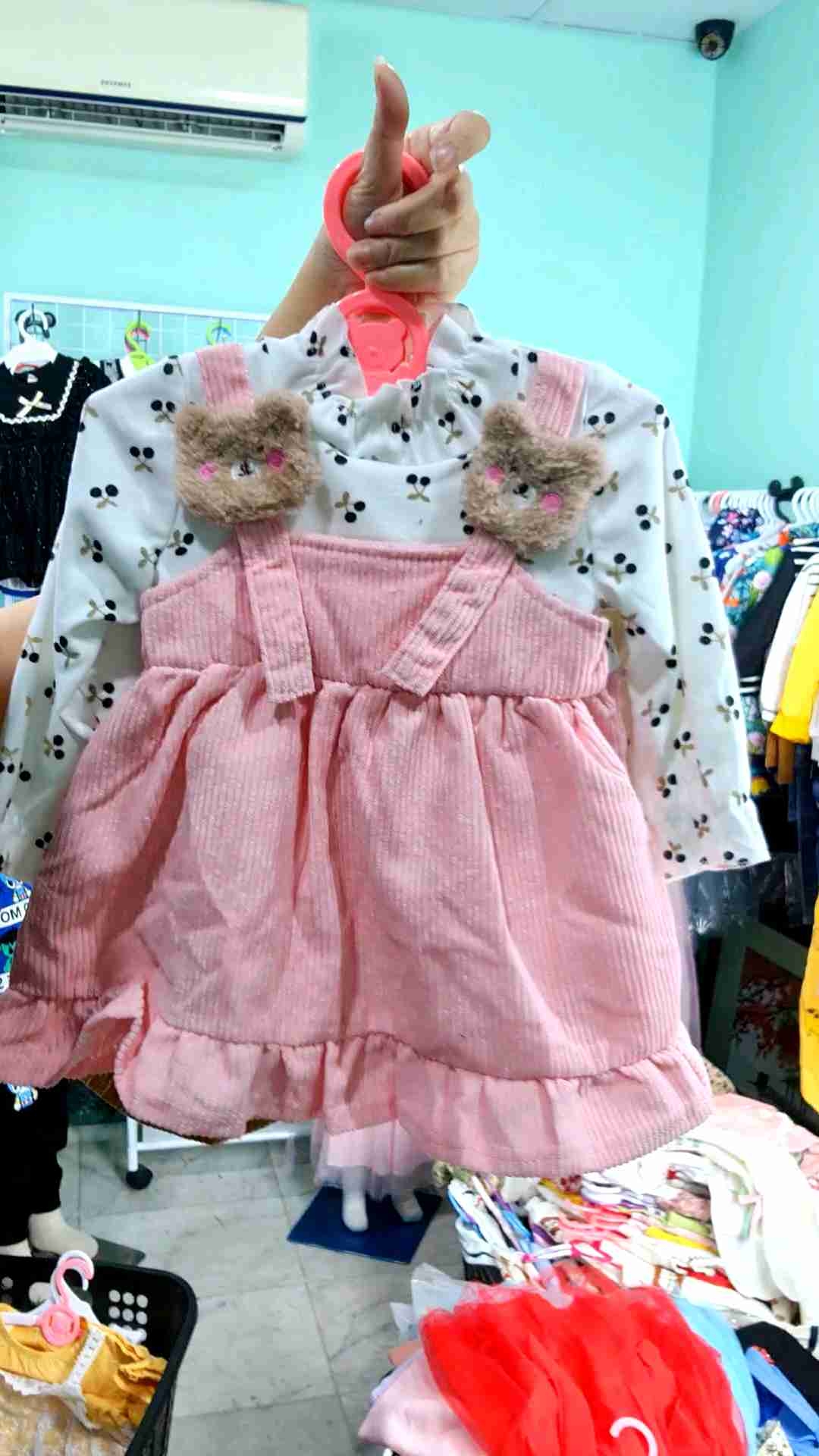 Dress Bayi Perempuan ELLE Baju Fashion Anak Bayi Perempuan 6 bulan - 3 tahun Korean Style Import
