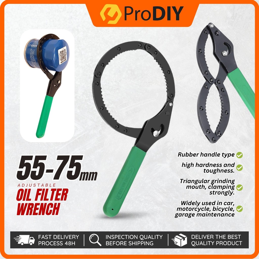 Adjustable Wrench WORKPRO Universal Oil Filter Wrench - Adjustable Auto ...