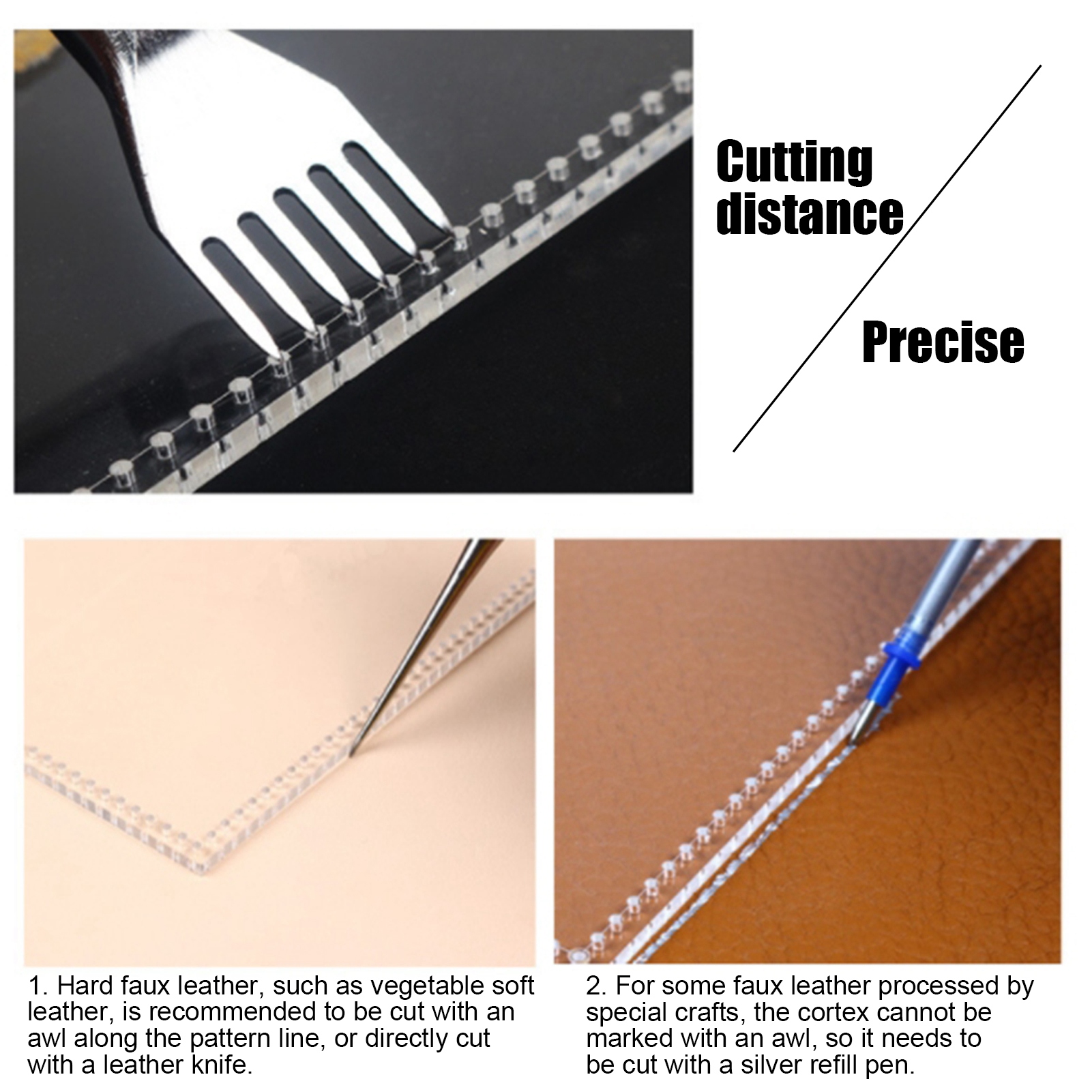 3 cái Mẫu Acrylic Ví đựng thẻ DIY Da mô hình ví dụng cụ thủ công đa chức năng phụ kiện để sử dụng nhà