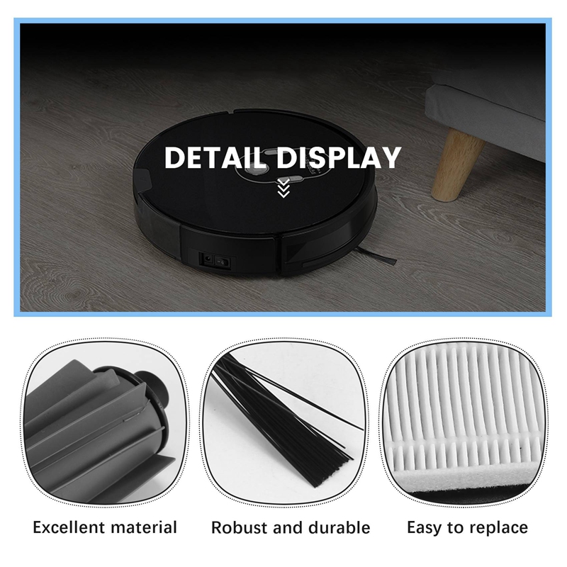 (IDOQ) For SSR1 SSRA1 A9S A9 A7 Robot Vacuum Cleaner Main Brush Side Brush HEPA Filter Parts Replacement