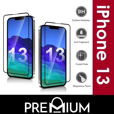 Clear Full Coverage Cover Tempered Glass Screen Protector Compatible with iPhone 13 12 Pro Max Mini 11 Xr Xs X SE 2020 7 8