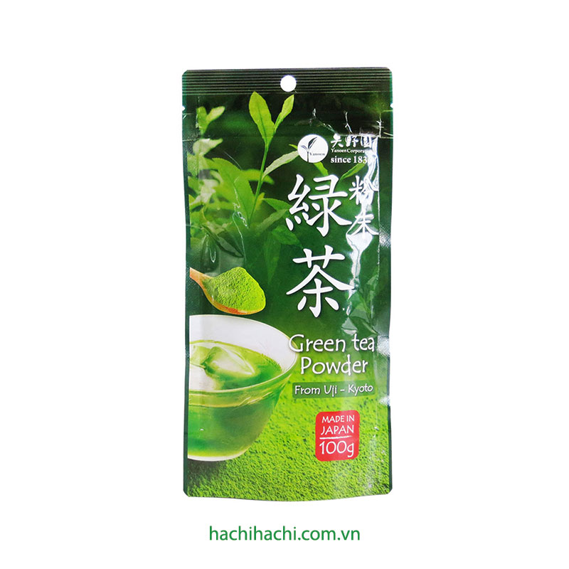 Bột Trà Xanh Funmatsucha, Green Tea Powder from Uji - Kyoto 100g - YANOEN