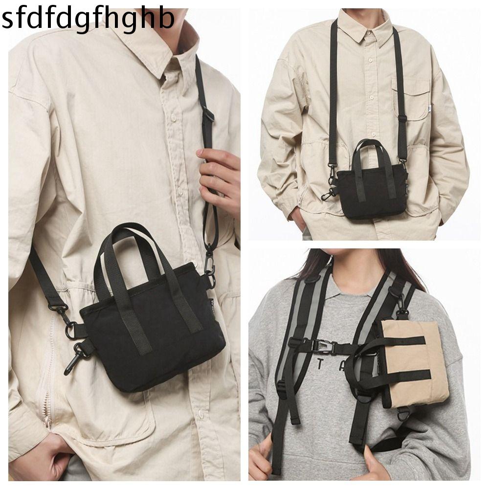 SFDFD Nylon Túi đeo chéo nam Sức chứa lớn Harajuku Túi đeo vai đơn Xu hướng mới Không thấm nước Ví nam
