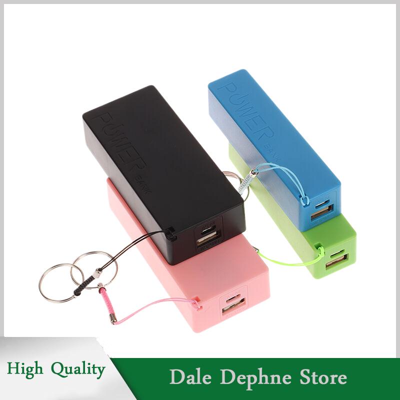 [Dale Dephne] Điện thoại di động ngân hàng sạc pin gói cho trường hợp tự làm hộp Protable đầy màu sắc stroage hộp