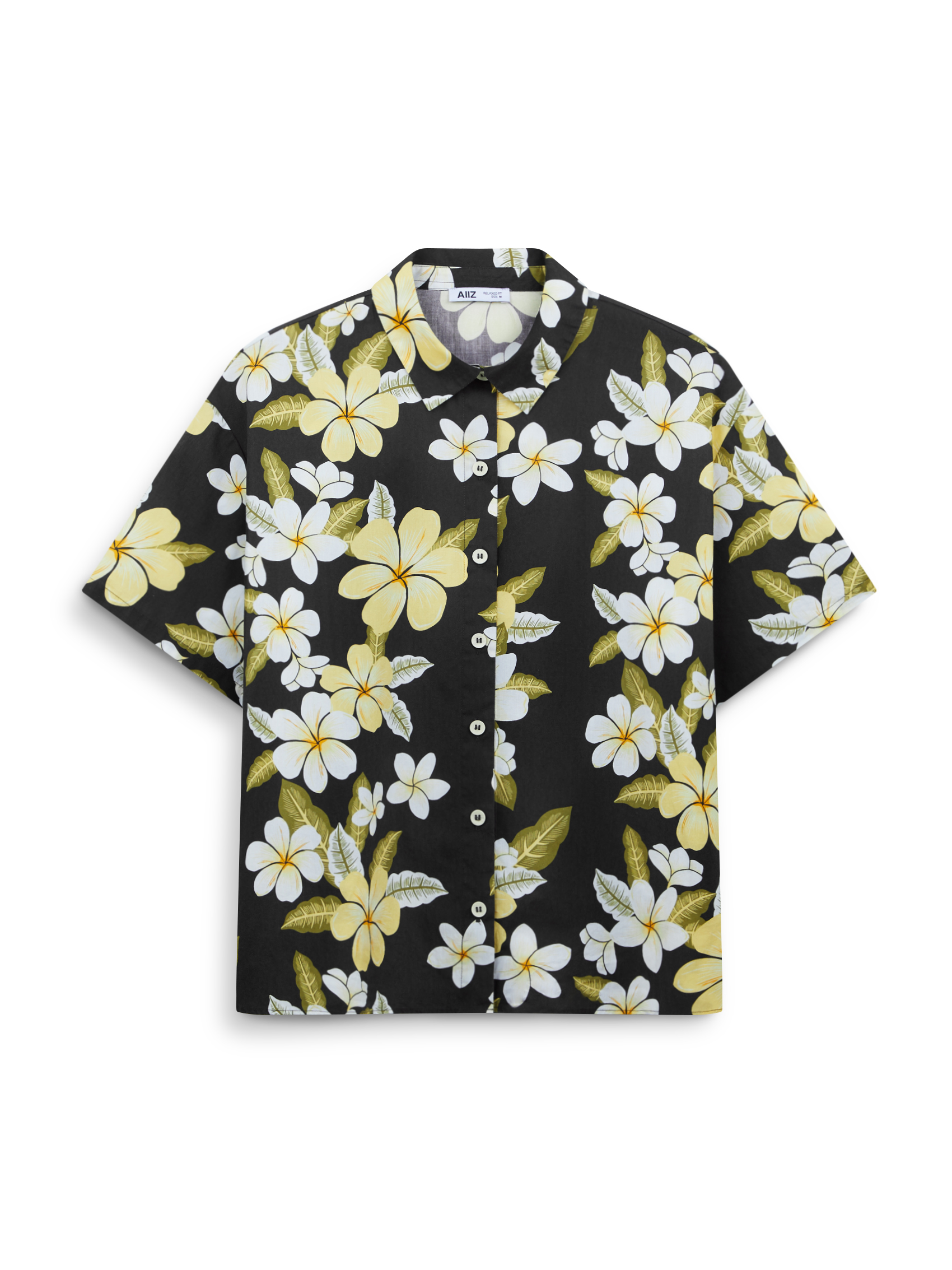 AIIZ (เอ ทู แซด) - AIIZ เสื้อเชิ้ตผู้หญิงแขนสั้นพิมพ์ลายฮาวาย AIIZ Women's Classic Hawaii Printed Short Sleeve Shirt ราคา 395 บาท*ส่งฟรี