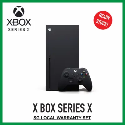 XBOX SERIES X CONSOLE 1TB SSD. 1 YEAR LOCAL WARRANTY From MICROSOFT SINGAPORE