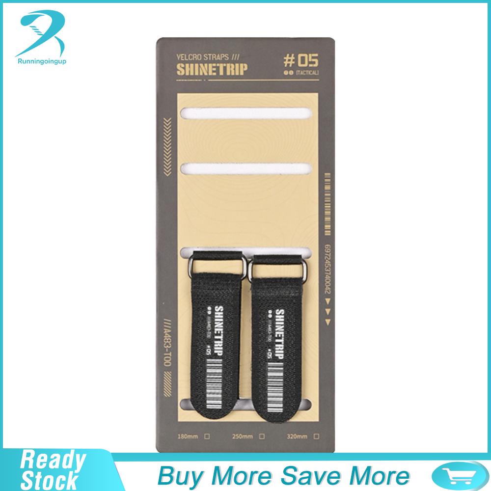 【New Arrival】Outdoor Camping Tent Straps Nylon Encrypted Reusable Tie Down Lashing Straps Strongly Sticky with Buckles Multi-Purpose ราคา 77 บาท*ส่งฟรี