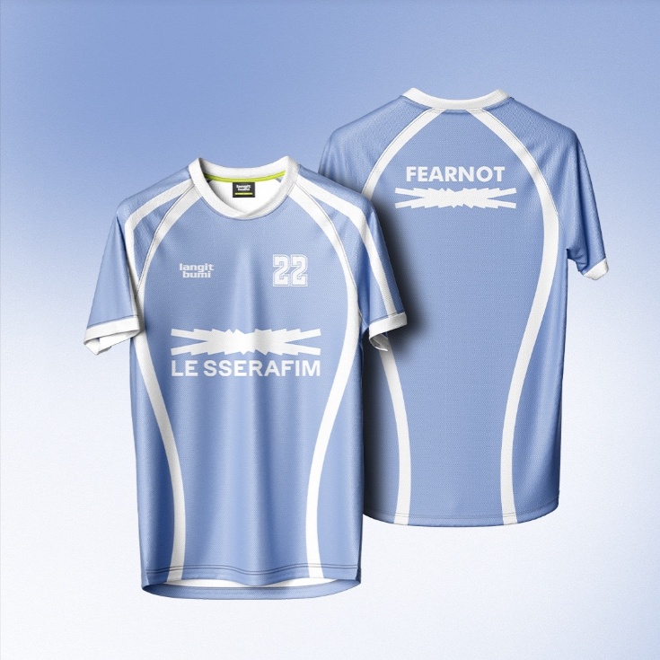 Le Sserafim Anime Jersey - Sakura Kim Chaewon Kpop Fan Gift Short