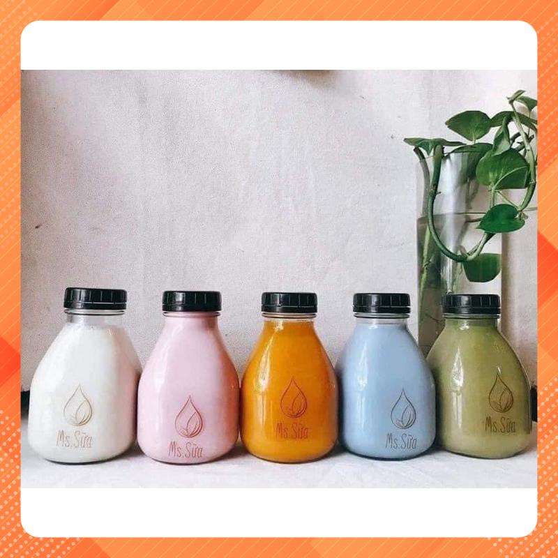 Combo 10 bình thuỷ tinh kèm nắp 300ml