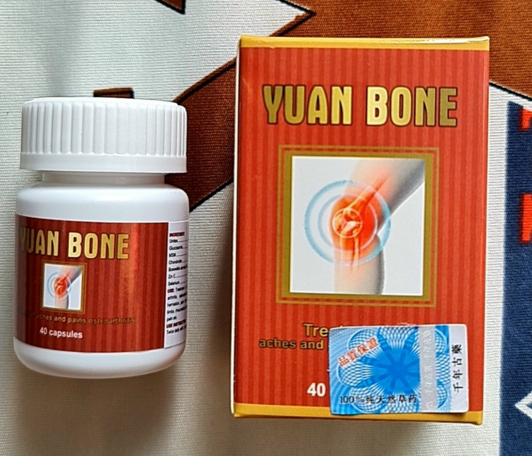 Yuan Bone Chính Hãng Malaysia - hộp 40 Viên Hỗ Trợ Đau Nhức