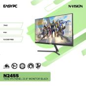 EasyPC Nvision N2455 24" FHD IPS Monitor, Black/White