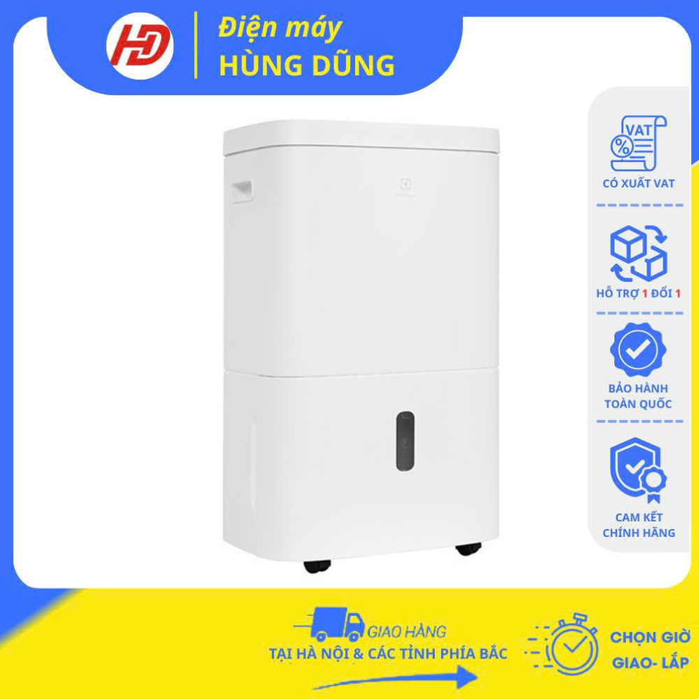 [ SHIP HOẢ TỐC 2H TẠI HÀ NỘI ] Máy hút ẩm Electrolux EDH10TRBW1(20lít/ngày) - Chính hãng BH-24 tháng