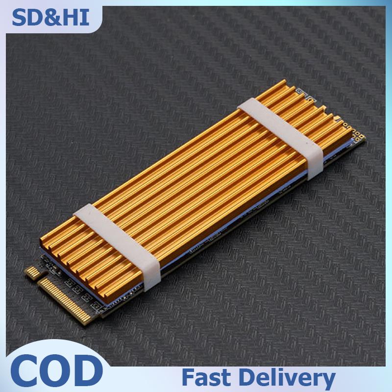 SD&HI Nhôm làm mát tản nhiệt tấm lót nhiệt Tản nhiệt độ dày 3mm 6mm cho M.2 NGFF SATA PCI-E NVMe M2 SSD tản nhiệt Giá 19,872 Đồng*Miễn phí vận chuyển