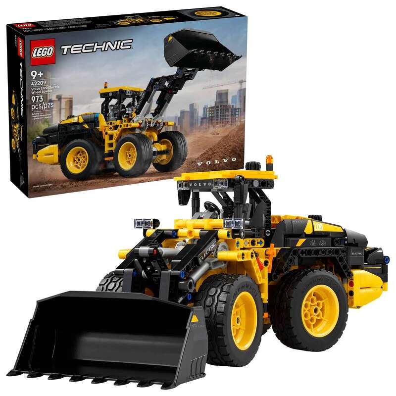 Chính hãng LEGO® Kỹ thuật™ Xe xúc lật điện Volvo L120 42209 khuyến khích trẻ em trai và gái từ 9 tuổ