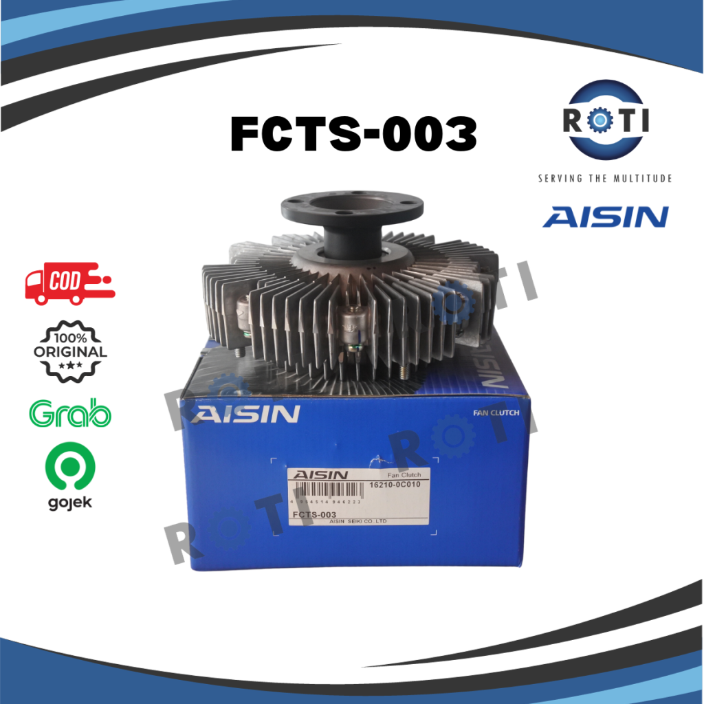 AISIN FCTS-003 FAN CLUTCH // KIPAS KOPLING INNOVA BENSIN TOYOTA Harga 1,446,900 rupiah*Gratis Ongkir