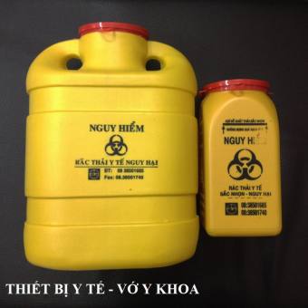 Bình Hủy Kim Tiêm Y Tế 1.5 Lít Và 6.8 Lít