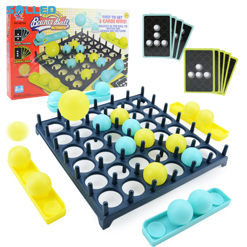 Kids Bounce Ball Party Game Bounce Battle Ball Jumping Connect Tabletop Board Games For Kids Gifts