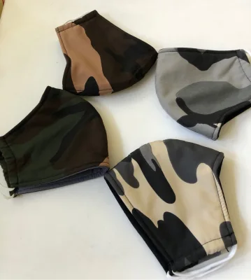 4 colors Army Camo Face Mask Reusable washable Adult Face Mask.