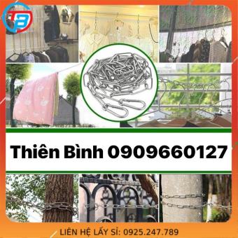 Dây Phơi Quần Áo INOX 304 - Dây Xích INOX 304 Treo Quần Áo Tiện Dụng - Capthepgiasi