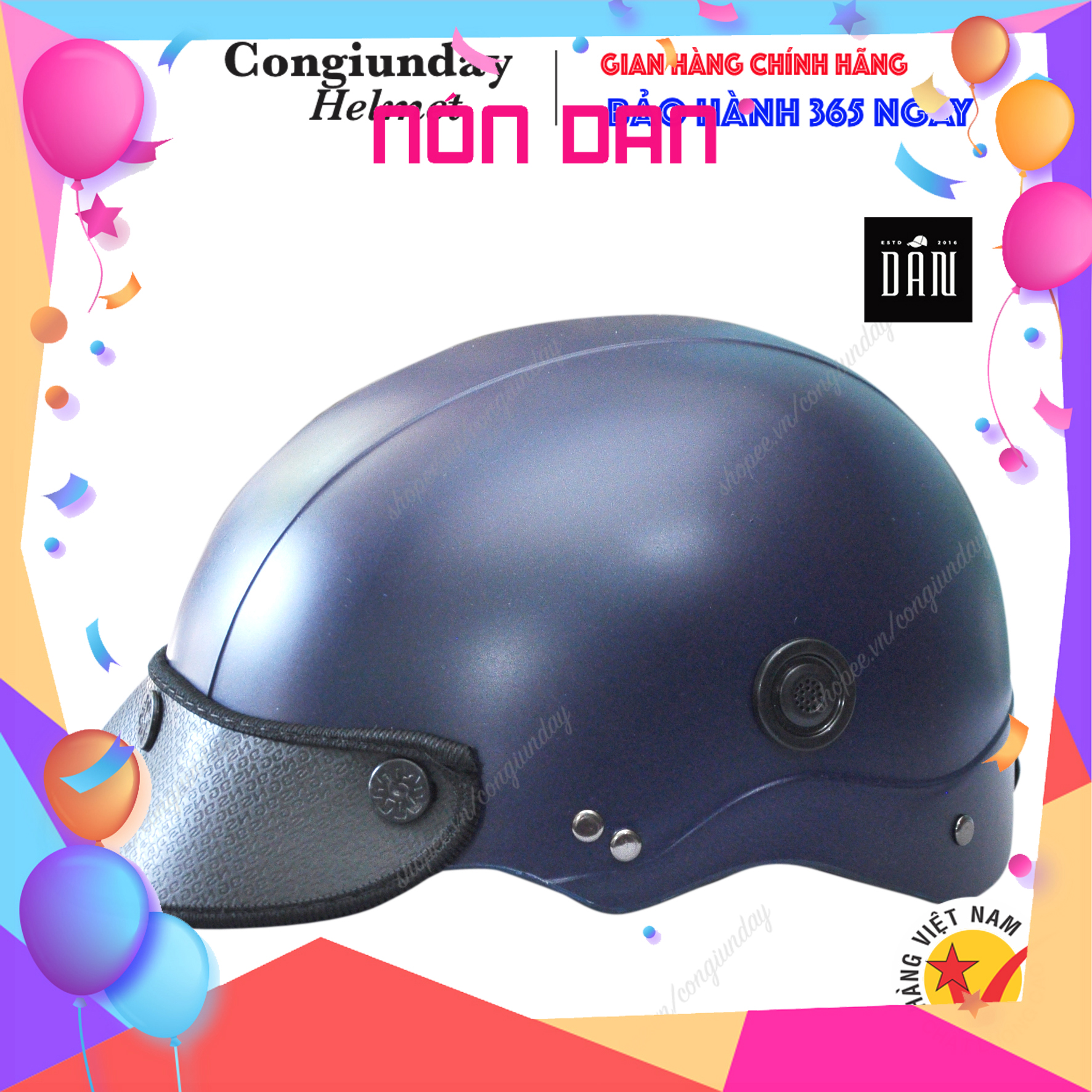Nón Bảo Hiểm Thời Trang - Chất Lượng - Giá Rẻ Mủ bảo hiểm thông gió thương full 18 màu cho nam và nữ DANSHOP