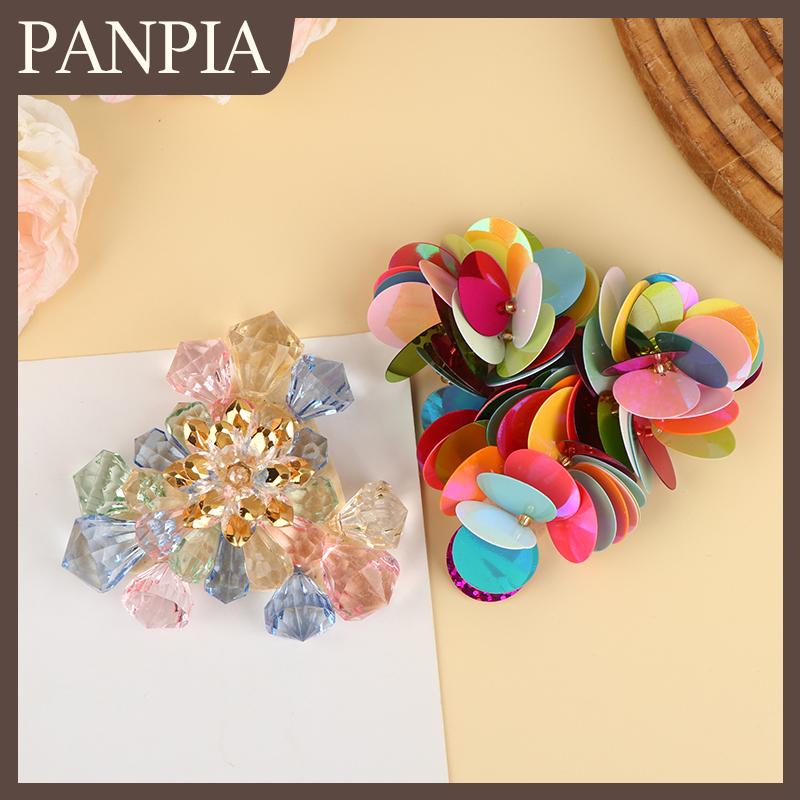 PANPIA 1คู่ผ้าเลื่อมอะคริลิคลูกปัดดอกไม้คลิปรองเท้าผู้หญิงถอดรองเท้าส้นสูงหัวเข็มขัดรองเท้ารองเท้าดอกไม้งานแต่งงาน - ยี่ห้อ PANPIA ราคา 69 บาท*ส่งฟรี