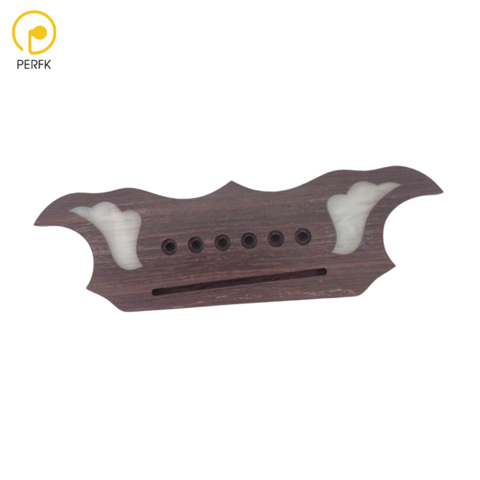Rosewood Guitar Bridge 6 String Portable Lightweight Gift Practical Replaces Saddle Slotted Acoustic Guitar Part for Player ราคา 13,193 บาท*ส่งฟรี