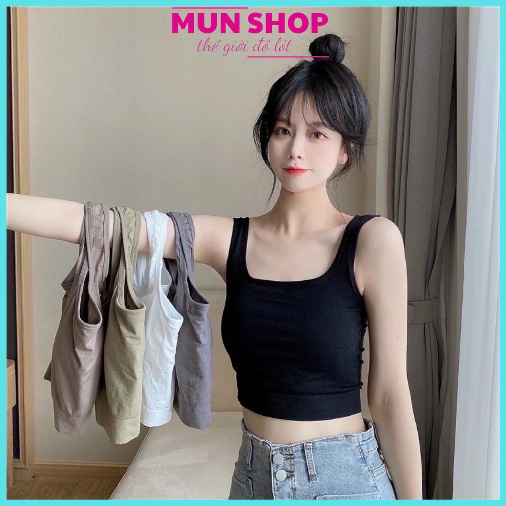 [VOUCHER 8%] ÁO BRA HỞ LƯNG THUN MỀM CÓ ĐỆM 1809