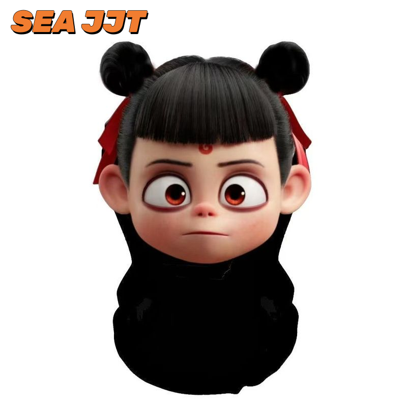 SEA JJT 3D Printed Anime Face Mask with Cool Character Design, Full Coverage Sun Protection and Breathable Fabric for Outdoor Activities Giá 23,578 Đồng*Miễn phí vận chuyển