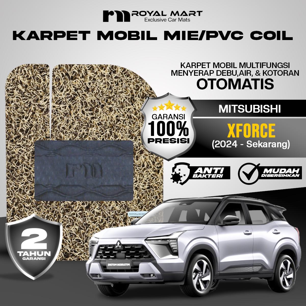 ROYAL MART Karpet Mobil Mie Premium Mitsubishi XForce 2024-Sekarang Full Set Bergaransi Harga 425,000 rupiah*Gratis Ongkir